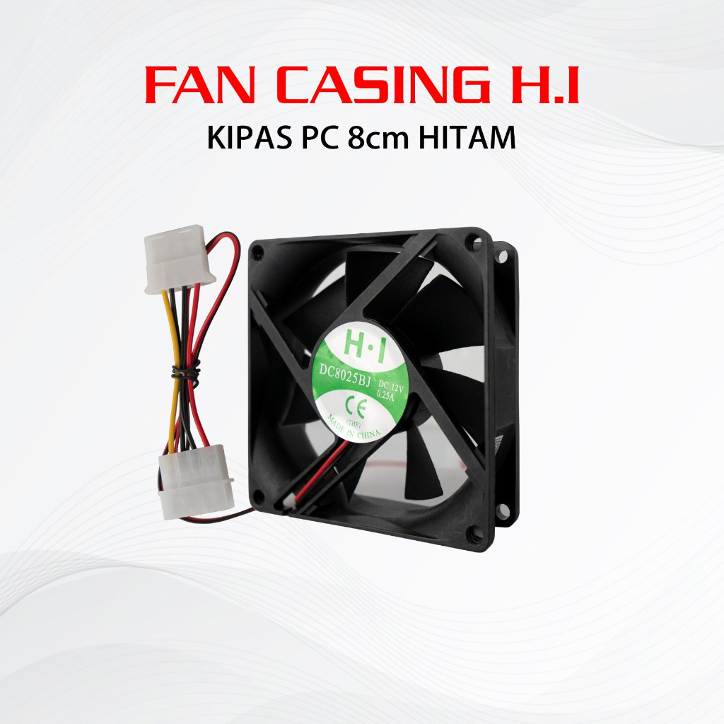 EYOTA FAN CASING 8CM HITAM KOMPUTER PC DESKTOP/EYOTA FAN CASING 8CMT RANSFARAN KOMPUTER PC DESKTOP