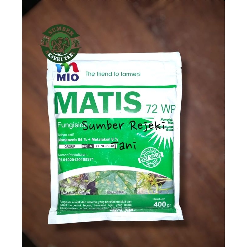 fungisida matis mankozeb dan metalaksil  400gram