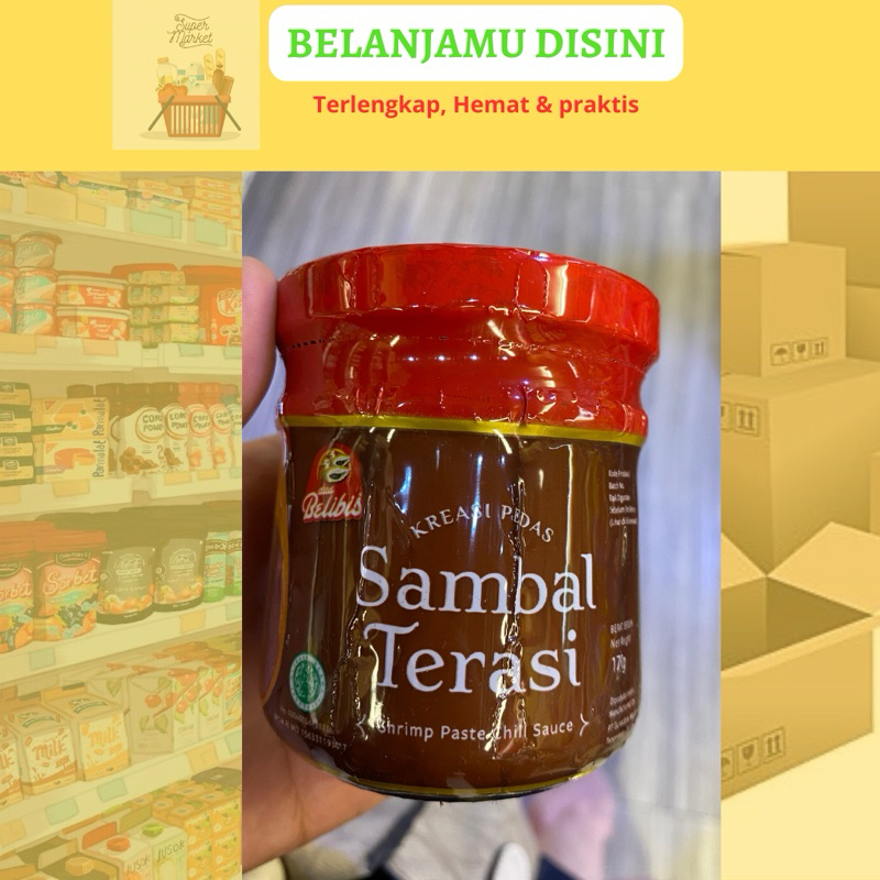 

BELIBIS SAMBAL TERASI BOTOL 170 gram