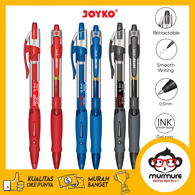 

MURMURE I GEL PEN PULPEN PENA JOYKO GP-265 Q GEL 0.5 MM