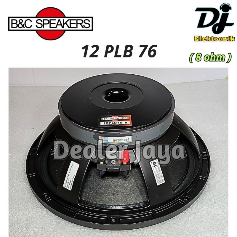 Speaker Komponen B&C / BNC 12 PLB 76 / 12PLB 76 / 12 PLB76 / 12PLB76 - 12 inch (8 ohm)