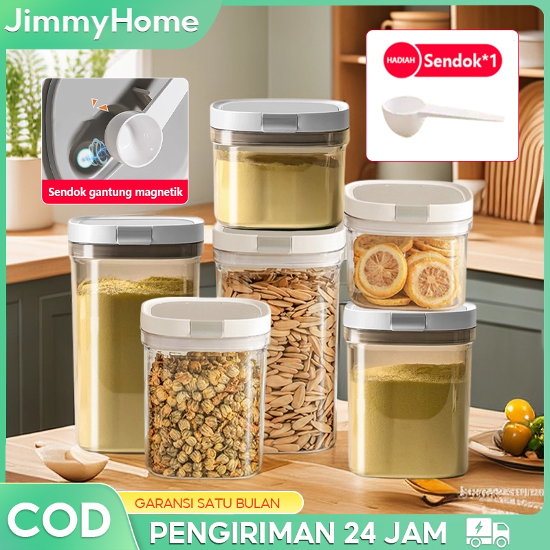 【BPA Free】2400ml≈1KG 1800ML/1300ML/800ML Tempat Susu Bubuk Bayi Toples Kotak Penyimpanan Makanan Foo