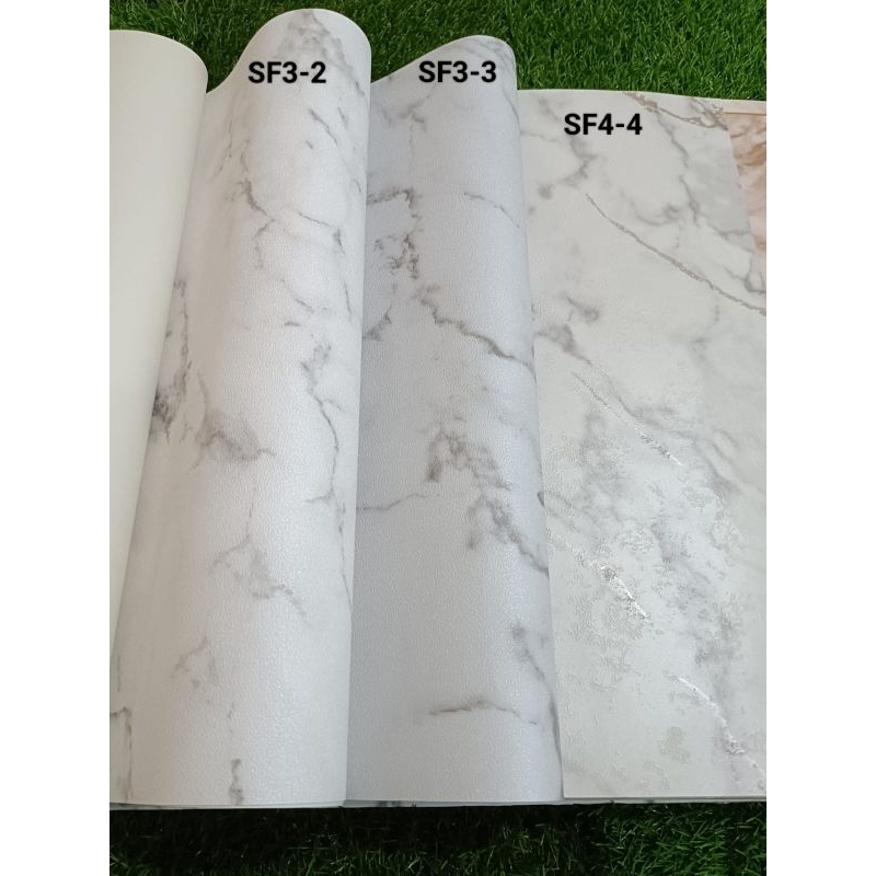 Walpapper Dinding Motif Marmer Granit Glosy