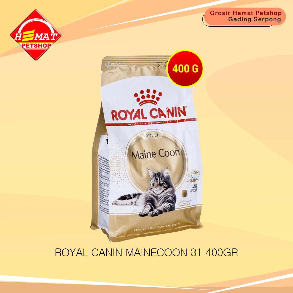 Royal Canin Adult Maine Coon 400gr  / Makanan Kucing Mainecoon 400 gr