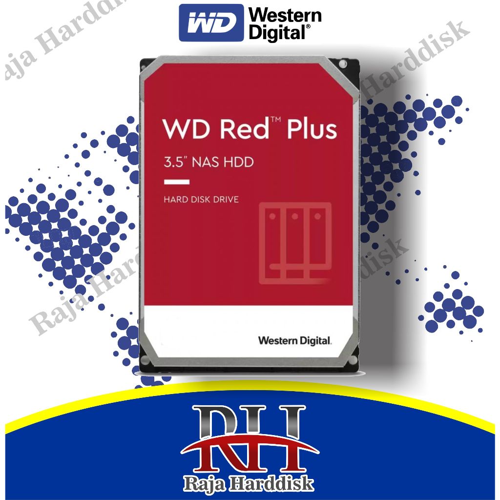 WD NAS 6TB RED PLUS WD60EFZX For NAS