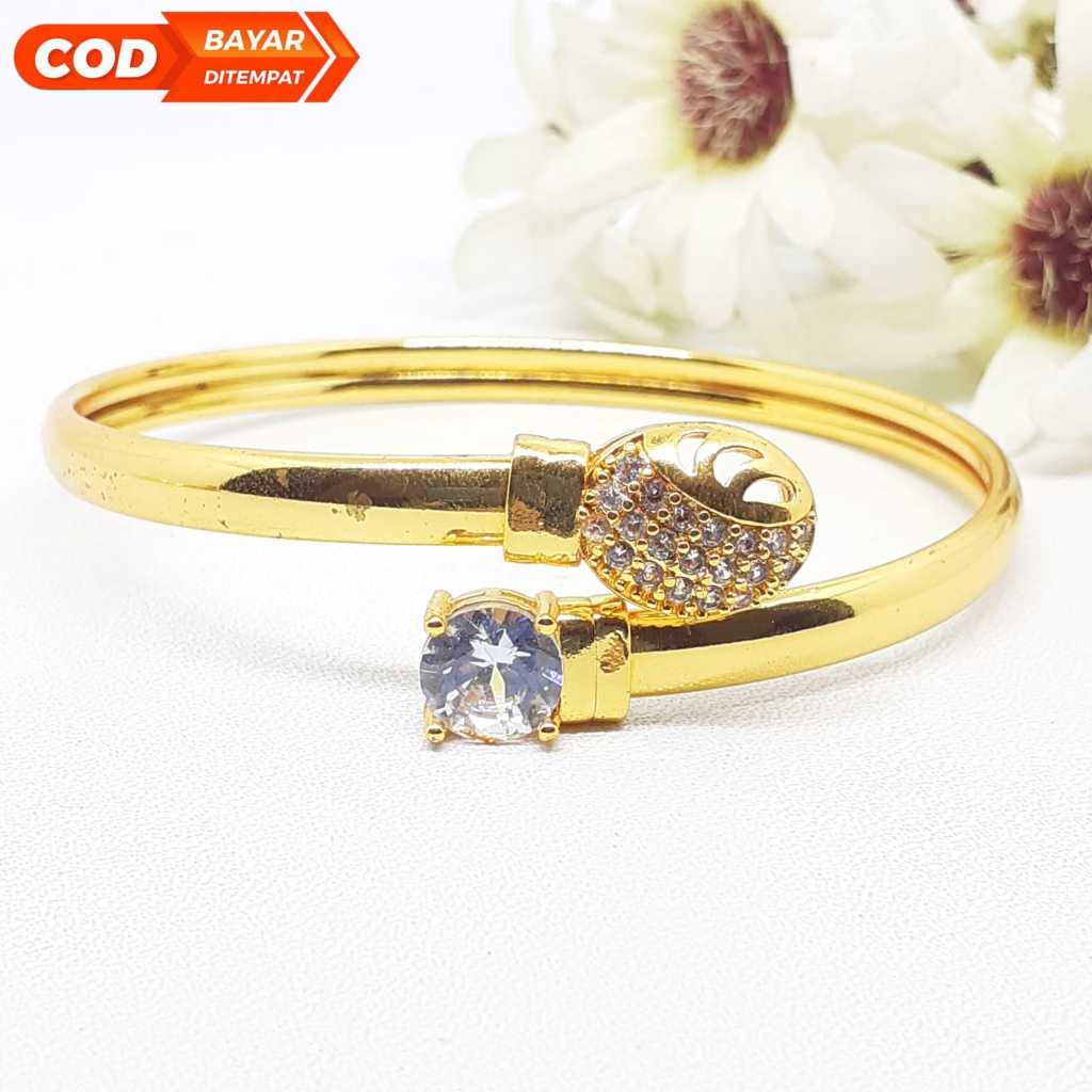 white-gelang xuping lapis emas model kekinian wanita dewasa kwalitas terbaik JSH6