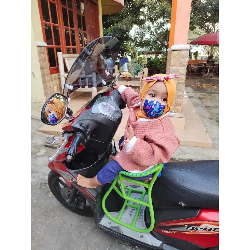 Terbaru Kursi Rotan Motor Matic - Boncengan Anak Motor Matic - Kursi Bonceng Anak Motor Matic