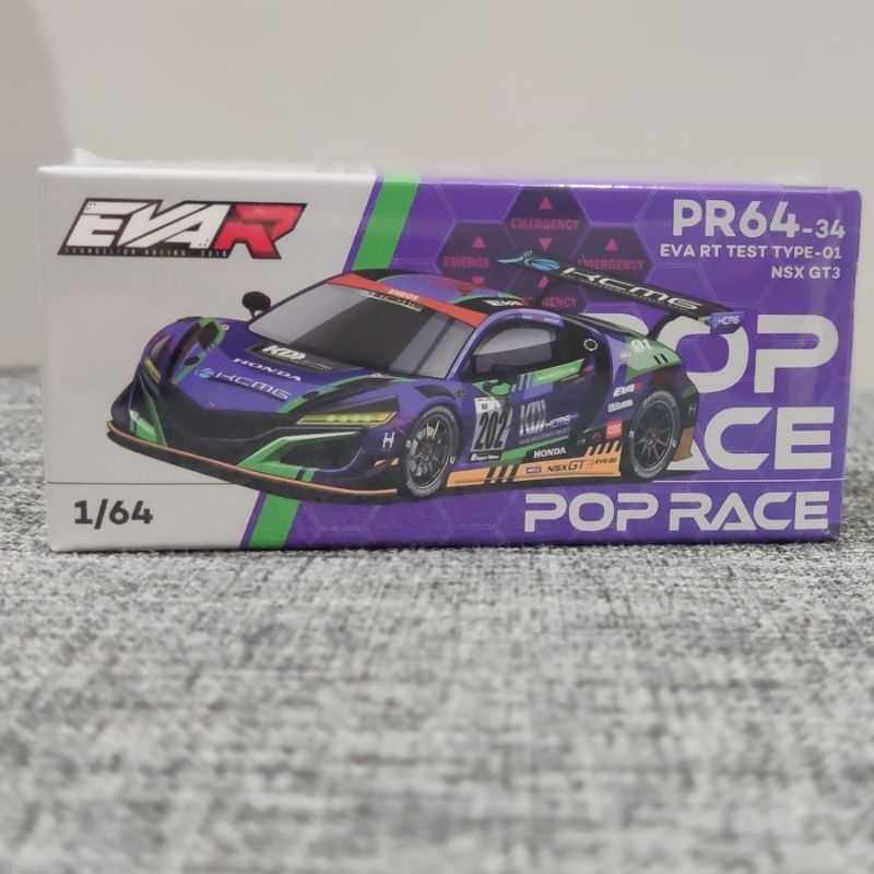 Pop Race NSX GT3 Evangelion PR64-34 SEALED