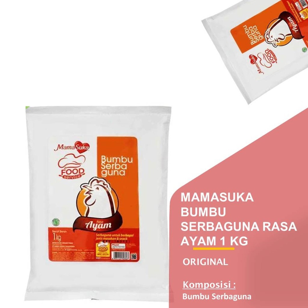 

MamaSuka Bumbu Serbaguna Rasa Ayam 1 kg