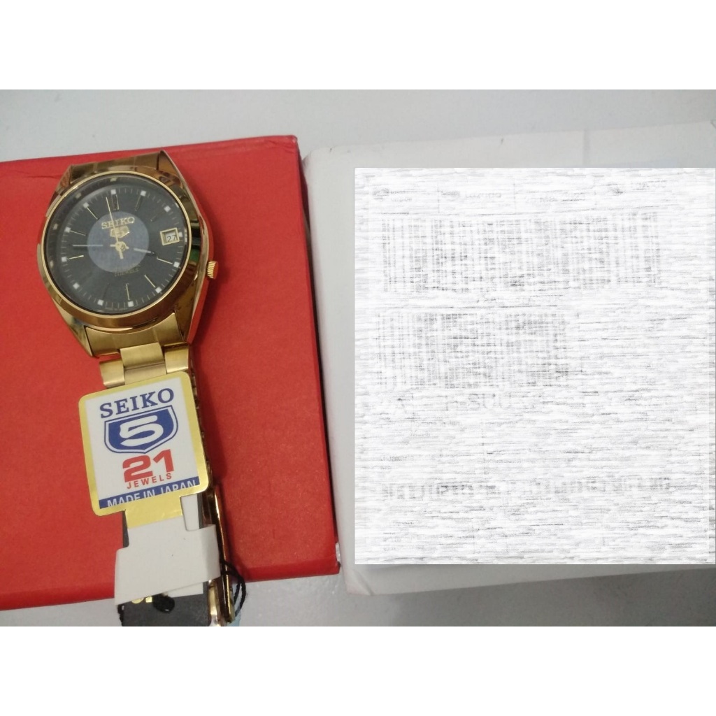 Jam Tangan SEIKO 5 Automatic | Otomatis | 21 jewels Pria & Wanita Rantai Tanggal Aktif