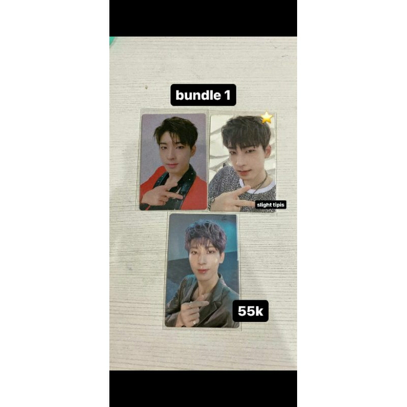 Bundle 1 CLEARANCE SALE PC PHOTOCARD WONWOO HOSHI VERNON SEVENTEEN AN ODE ATTACA CARVER THE POET BEG