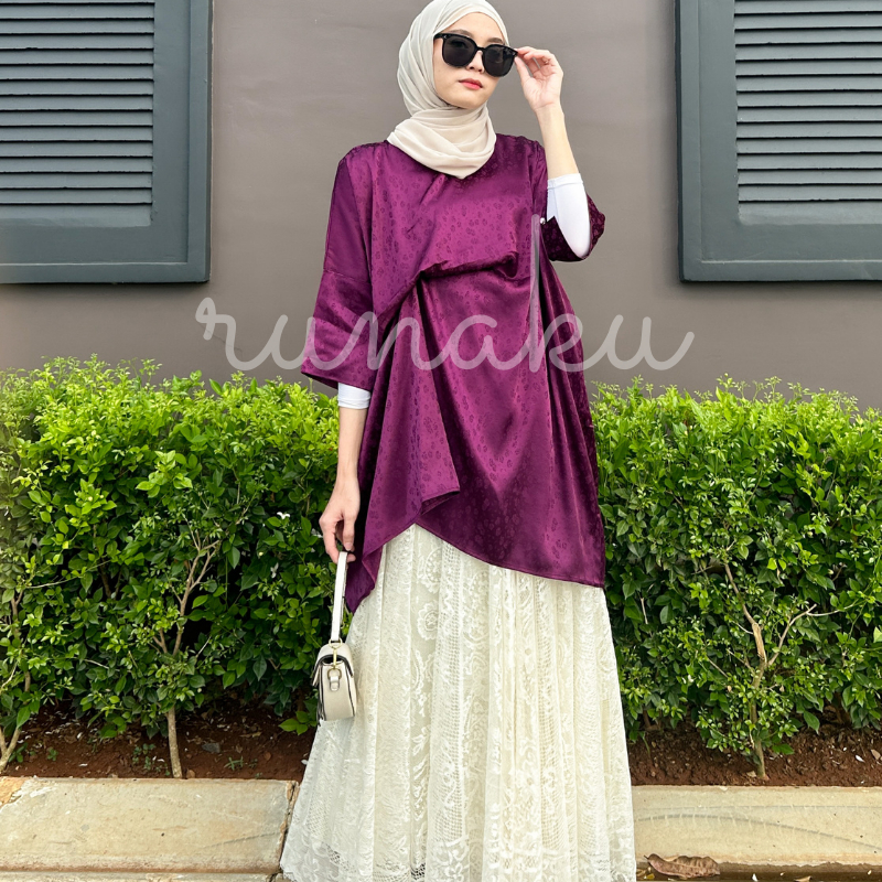 Silmi Kaftan - Kaftan Wanita Butter - Kaftan P- Kaftan Modern - Kaftan Tunik - Atasan Diskon Sale