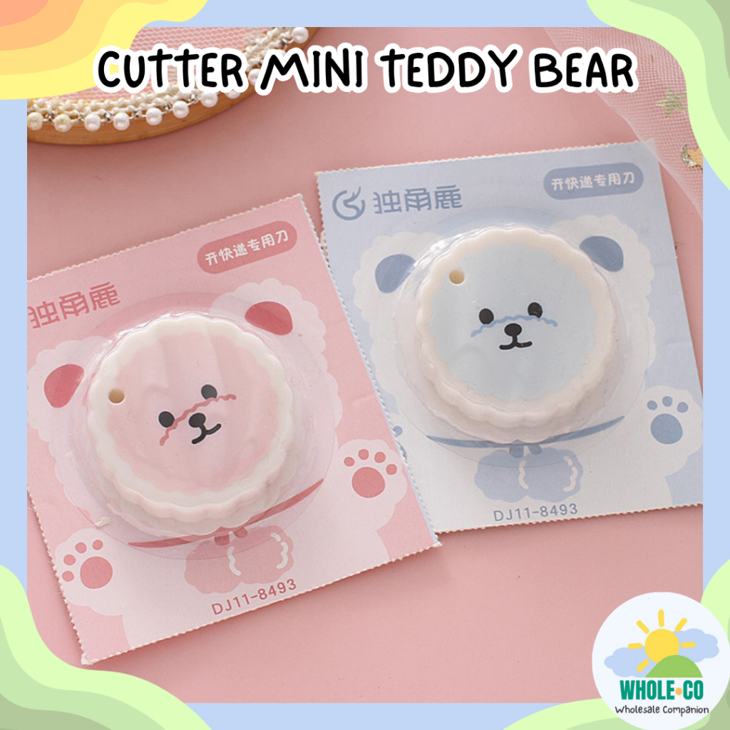 

Cutter Mini Teddy Bear Premium Beruang Pemotong Kertas Kecil Lucu Unik Imut Termurah Grosir COD