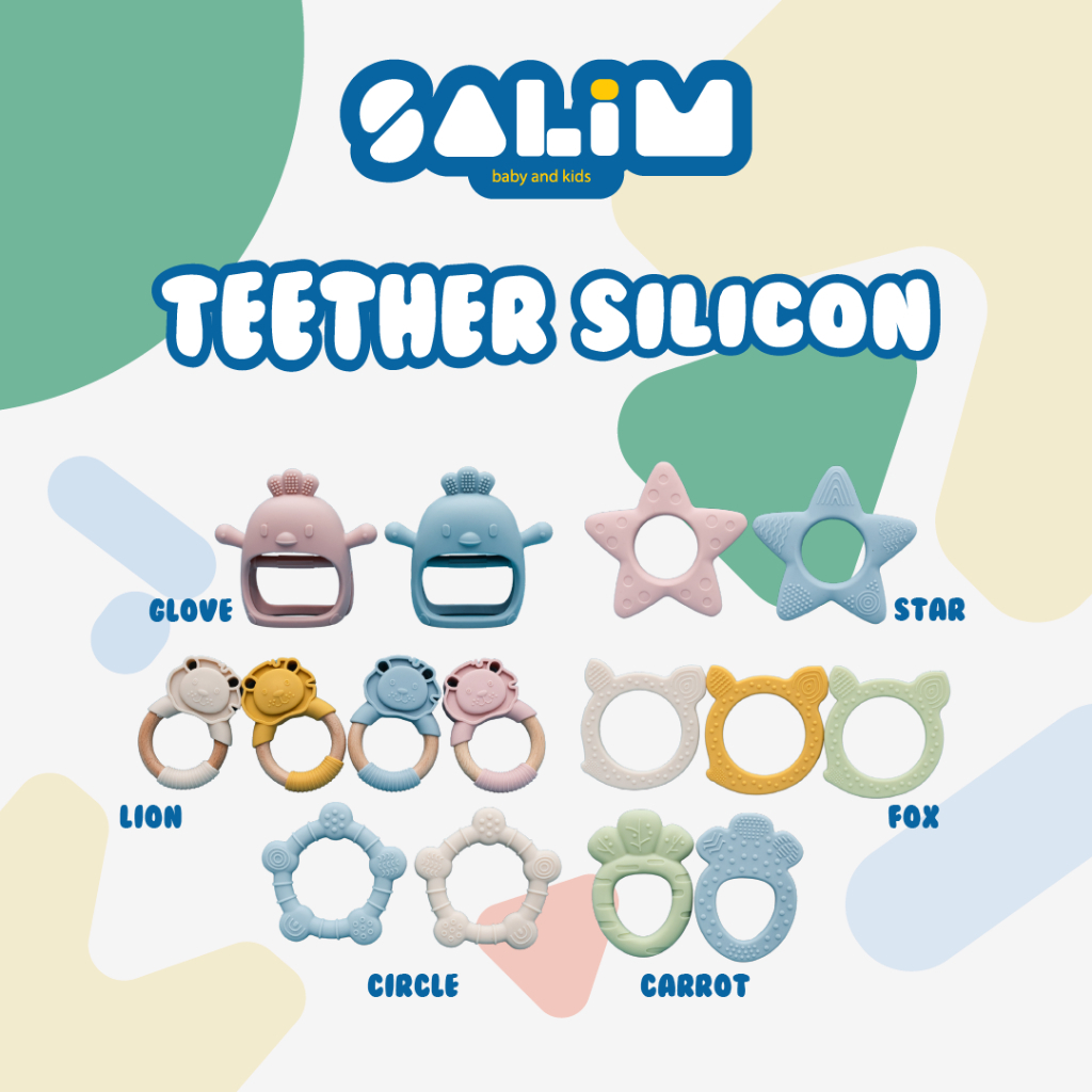 Teether Silicon Baby - Gigitan Baby - Mainan Baby - Teether Gelang - Gigitan Silicon