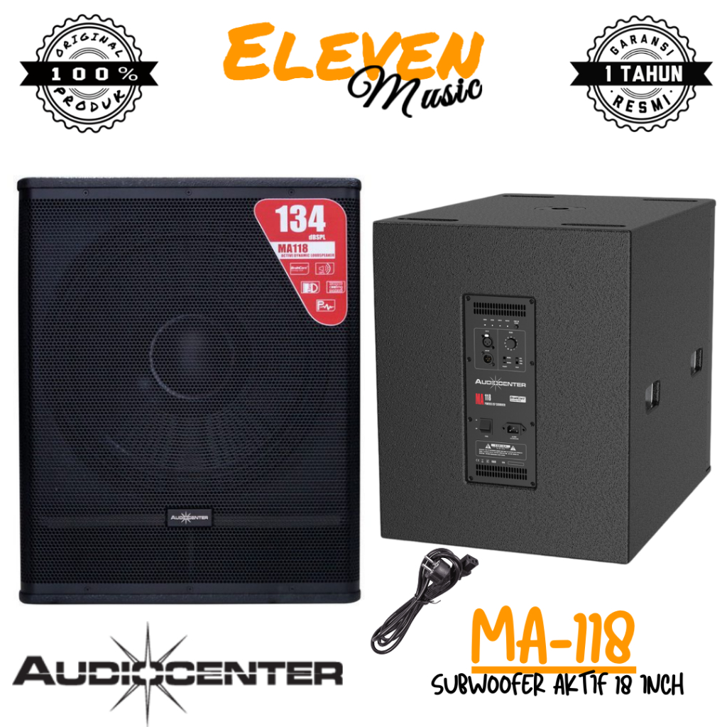 AudioCenter MA118 Subwoofer Aktif 18 Inch Audio Center MA-118