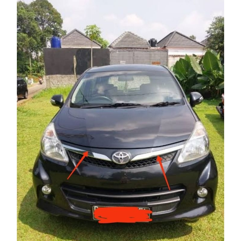 List Grill Chrome Bumper Depan All New Avanza Veloz 2012-2015 Original