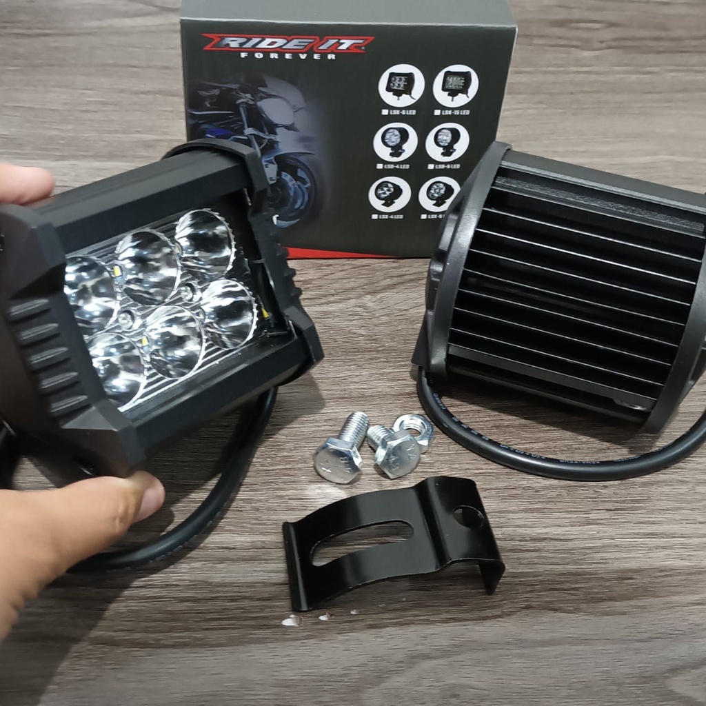 LED RIDE IT 6 MATA LAMPU SOROT SPOTLIGHT
