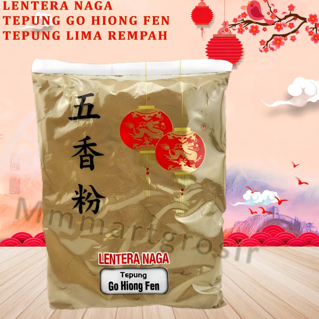 

Lentera Naga / Tepung Go Hiong Fen / Tepung Bumbu Lima Rempah / 500gr