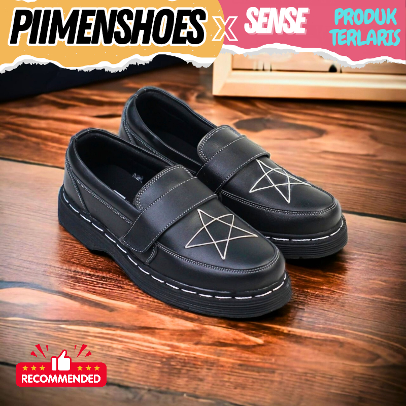 PMNS Alexis Sepatu Docmart Loafer Kulit Pria