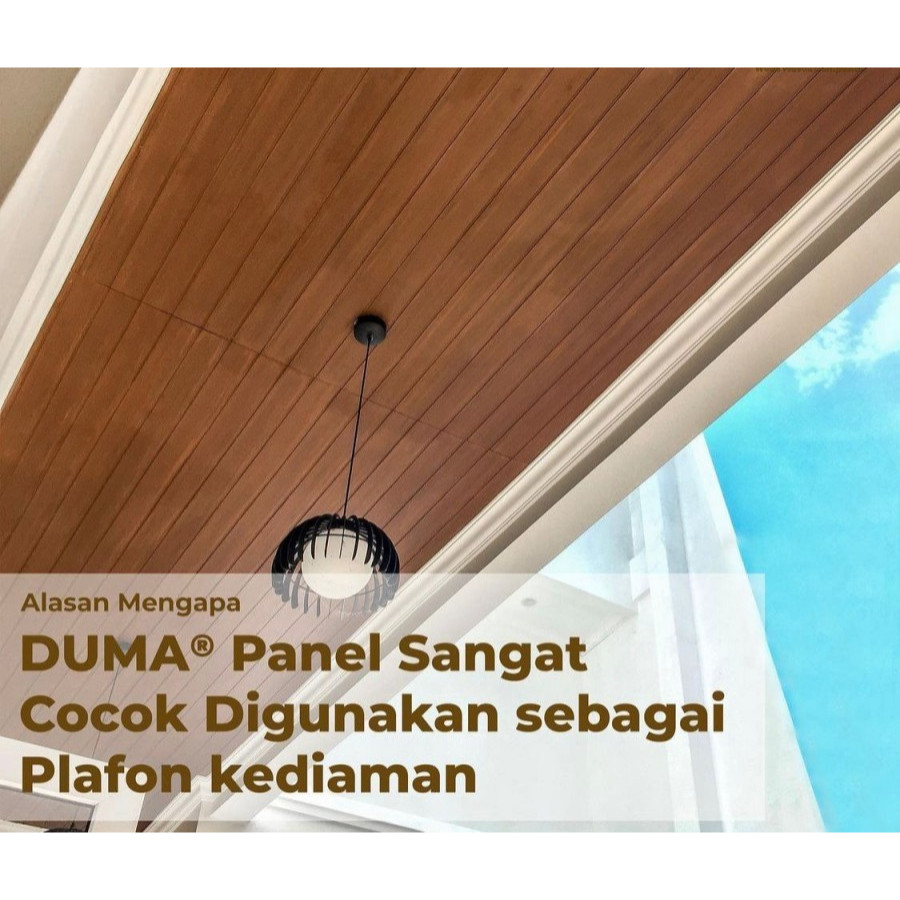 DUMA PANEL MODERN - 150 TERSEDIA 3 & 5 METER WALL PANEL WPC PREMIUM ANTI RAYAP TAHAN API