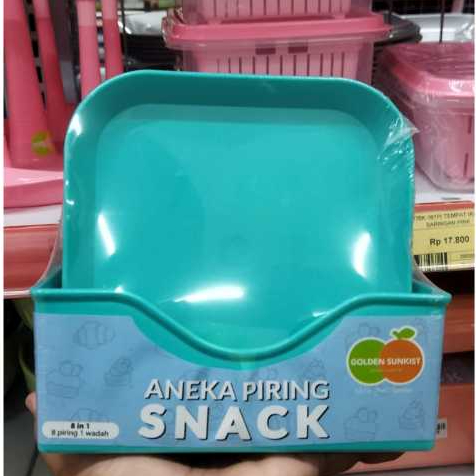 Piring kue set Golden Sunkist 8in1 PKB-8047/PKS-8048/PKSE-8049