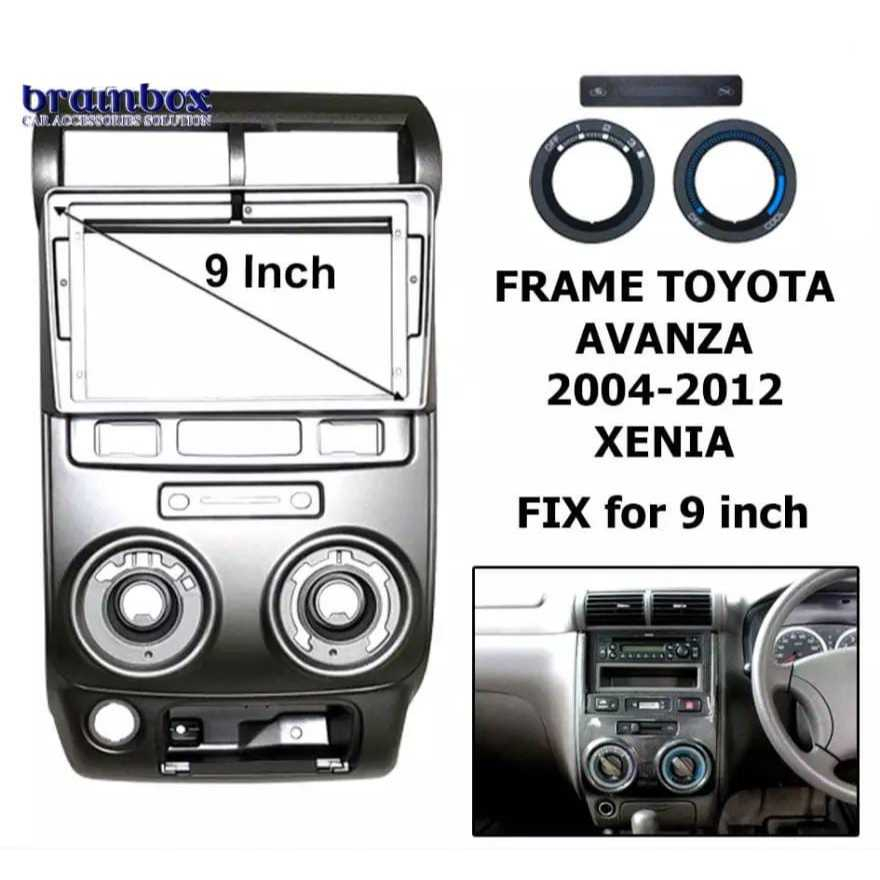 (AK) FRAME TV  HEAD UNIT AVANZA/ XENIA 2004-2011 9 INCI