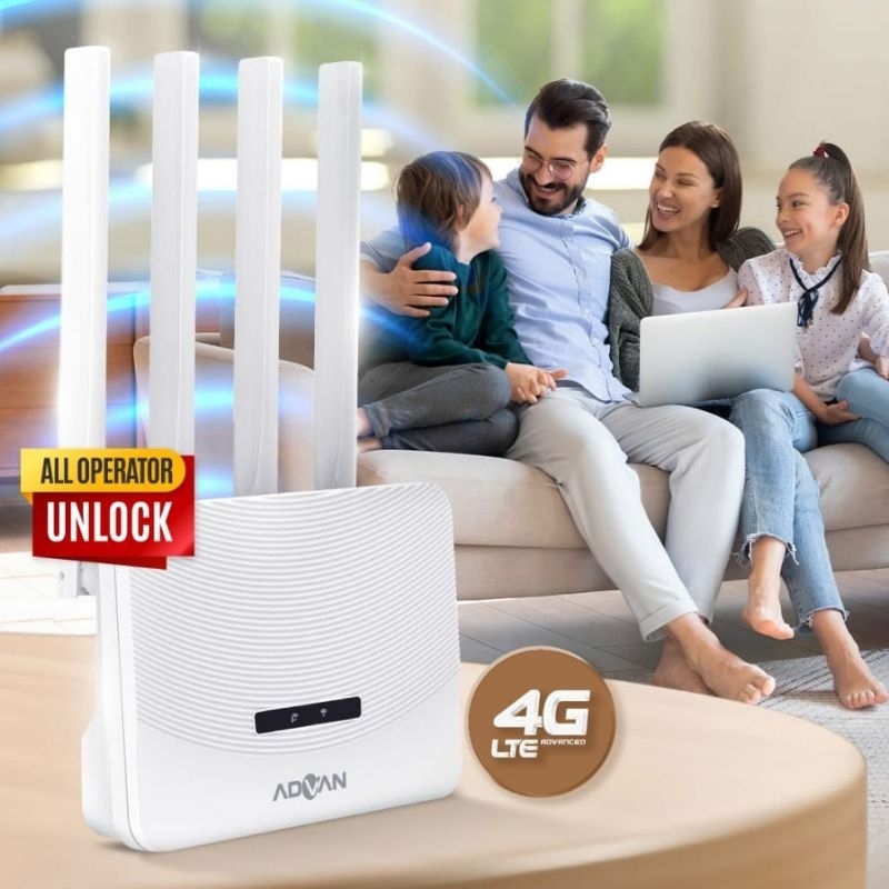 Advan CPE V1 Pro Modem Wifi 4G Unlock All Operator 4 Antena Modem Advan Modem Unlock Advan CPE V1