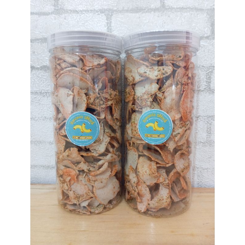 

Basreng Kriuk Makanan Ringan Cemilan Pedas Daun Jeruk Kemasan Toples