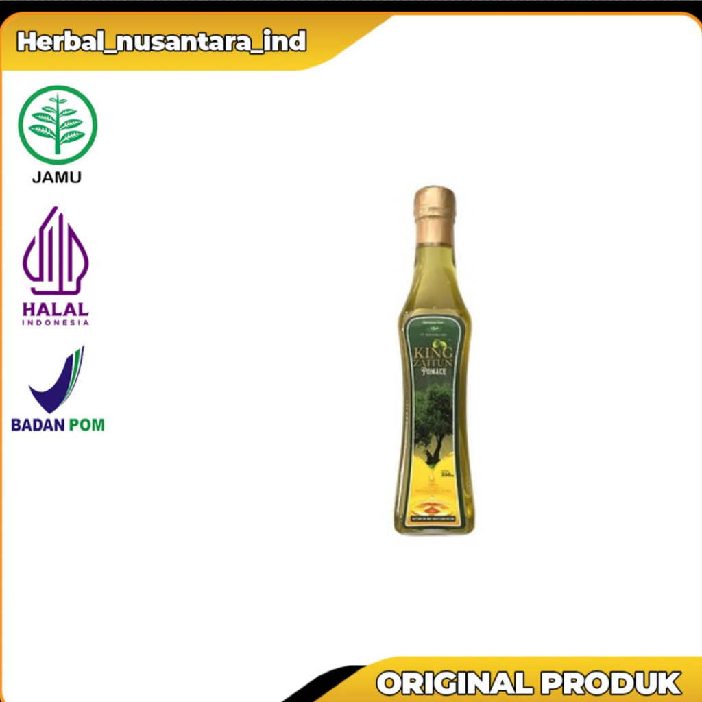 

MINYAK ZAITUN KING POMACE SYIFA | MINYAK ZAITUN KING 350 ML