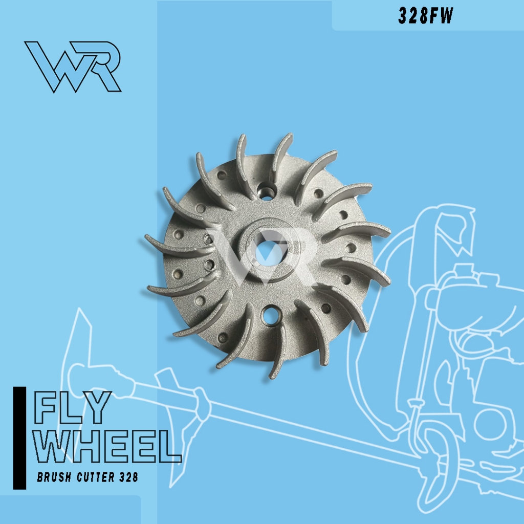 Fly Wheel Kipas Magnet Mesin Potong Rumput 328 Brush Cutter