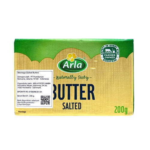 

Arla Salted Butter 200gr / 200 g