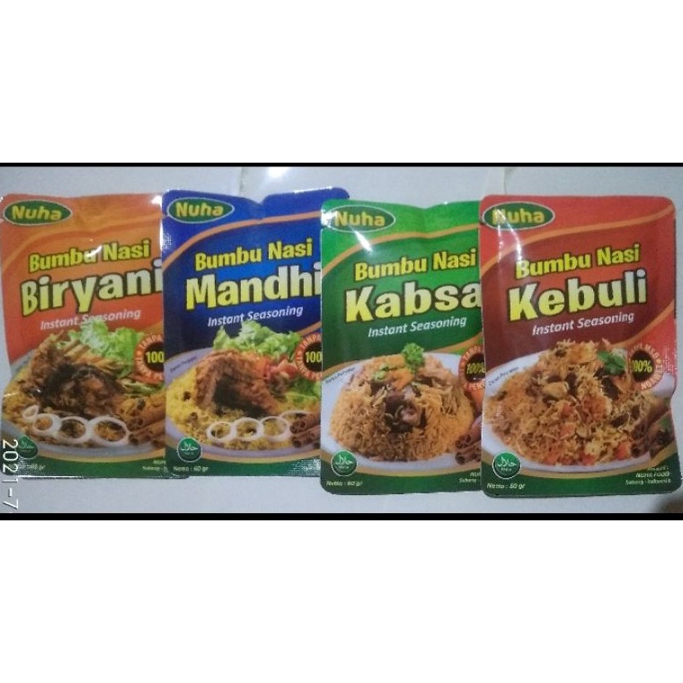 

44 Brands Festival Nuha Bumbu nasi kebuli Arab lengkap briyani Mandhi kabsah