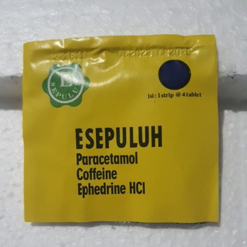 E-10 / E10 / ESepuluh / E Sepuluh (1 Strip)