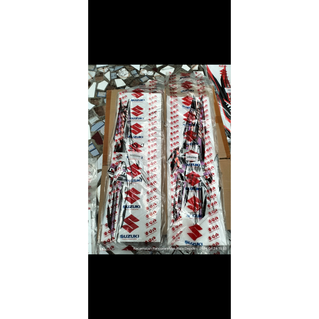 Striping smash new ungu hitam original sgp