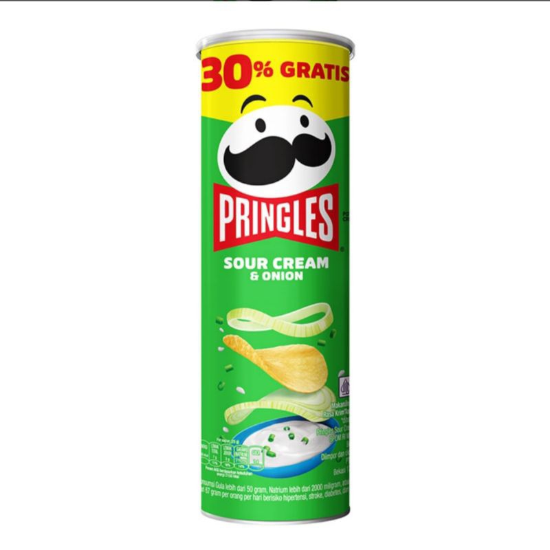 

Pringles Potato Crisps Sour Cream & Onion 102gr