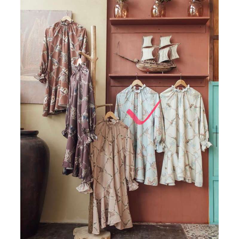 Preloved wearing klamby pinisi tunic sulawesi series