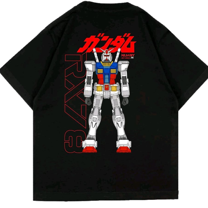 nuaby gundam t-shirt | kaos distro anak gundam