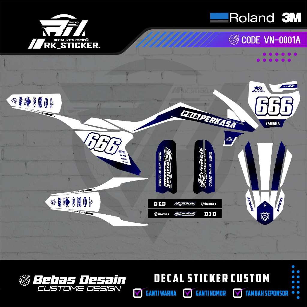DECAL RXF 50 CC / KTM 50 CC / KTM 65 CC FREE CUSTOME DESIGN
