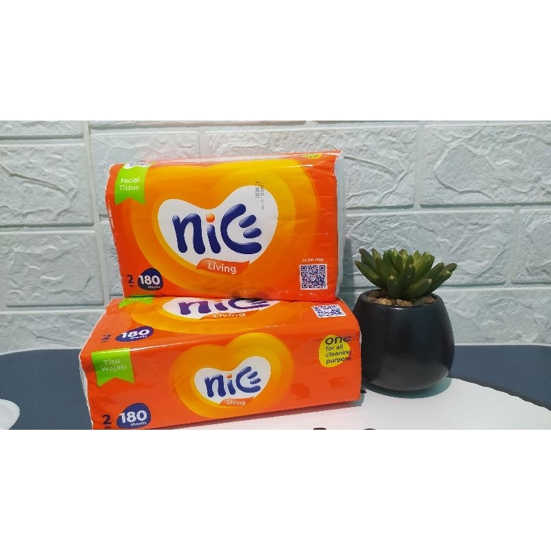 TISSUE NICE 2 PLY 180 SHEET, TISU NICE 2 PLY, TISSUE NICE 180 SHEET, TISSUE MURAH, TISU MURAH