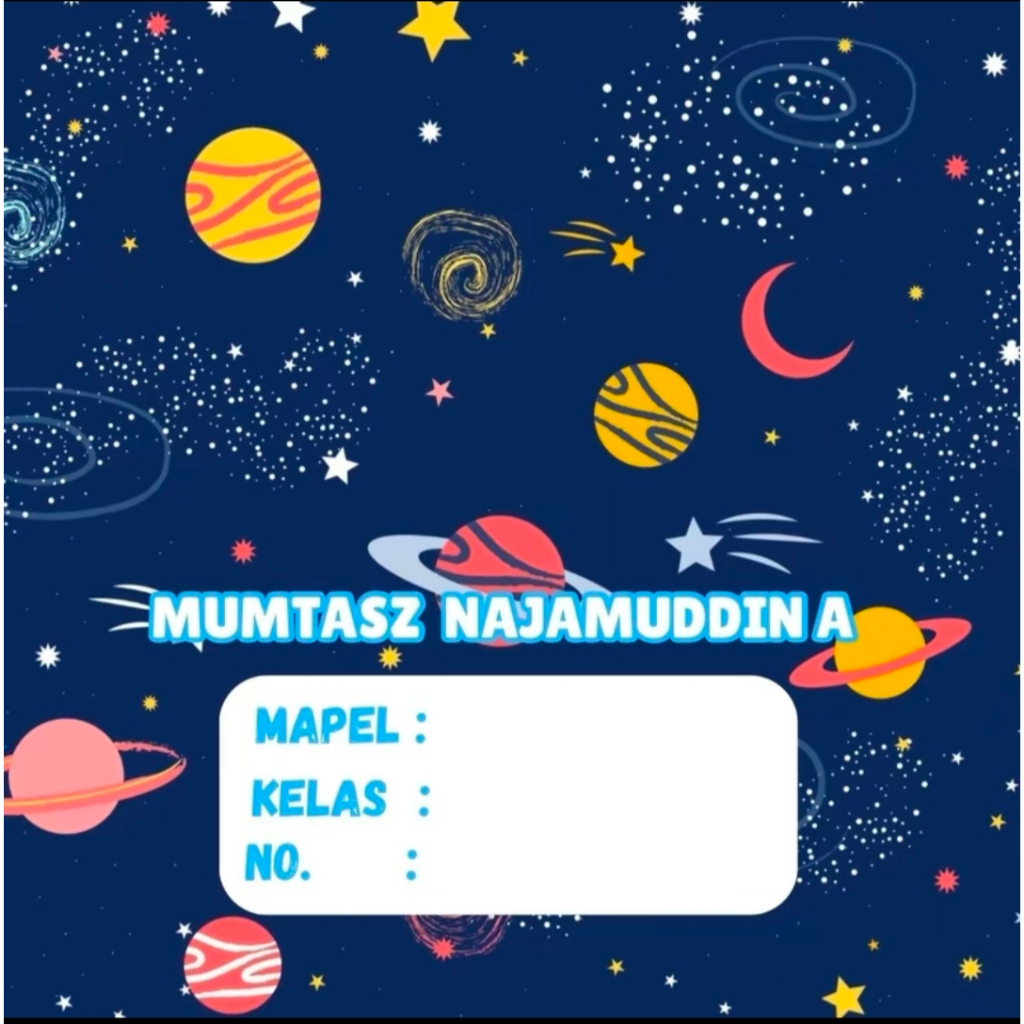 

5PCS SAMPUL BUKU AESTETIC CUSTOM NAMA