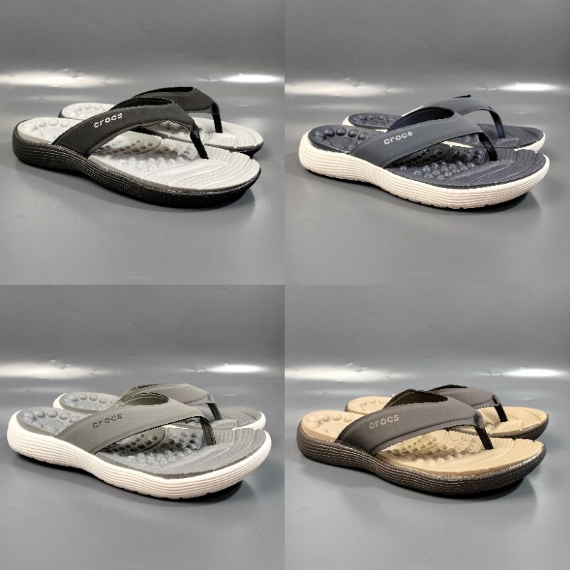 Crocs / Crocs Jepit / Sandal Jepit Crocs / Sandal Jepit/ CROCS REVIVA  FLIP CANVAS / CROCS REVIVA FL