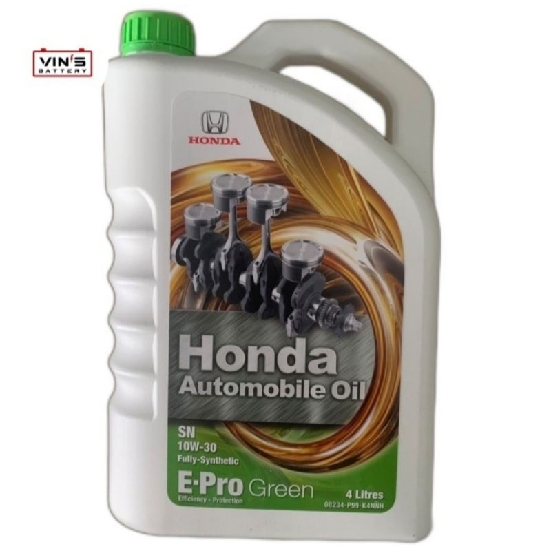 Oli Mesin Honda E-Pro Green 10W-30 Full Synthetic SN 4 Liter