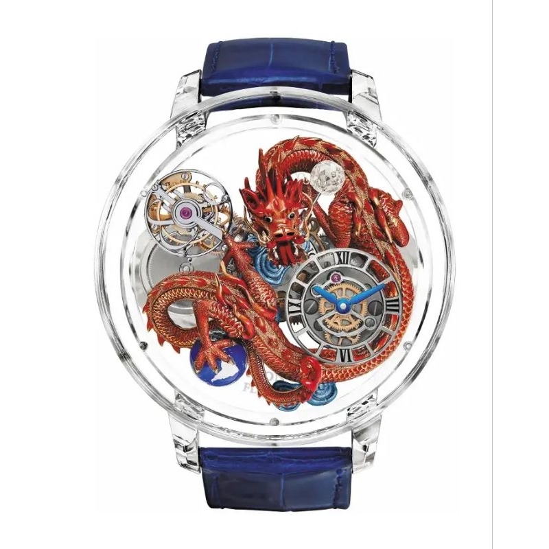 Jam tangan JACOB & CO Astronomia Dragon Swiss Quartz Sapphire fullset