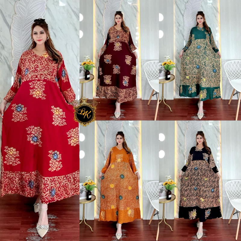 Gamis Jumbo Ld 140 | Gamis Super Jumbo| Longdress Terbaru Super Jumbo