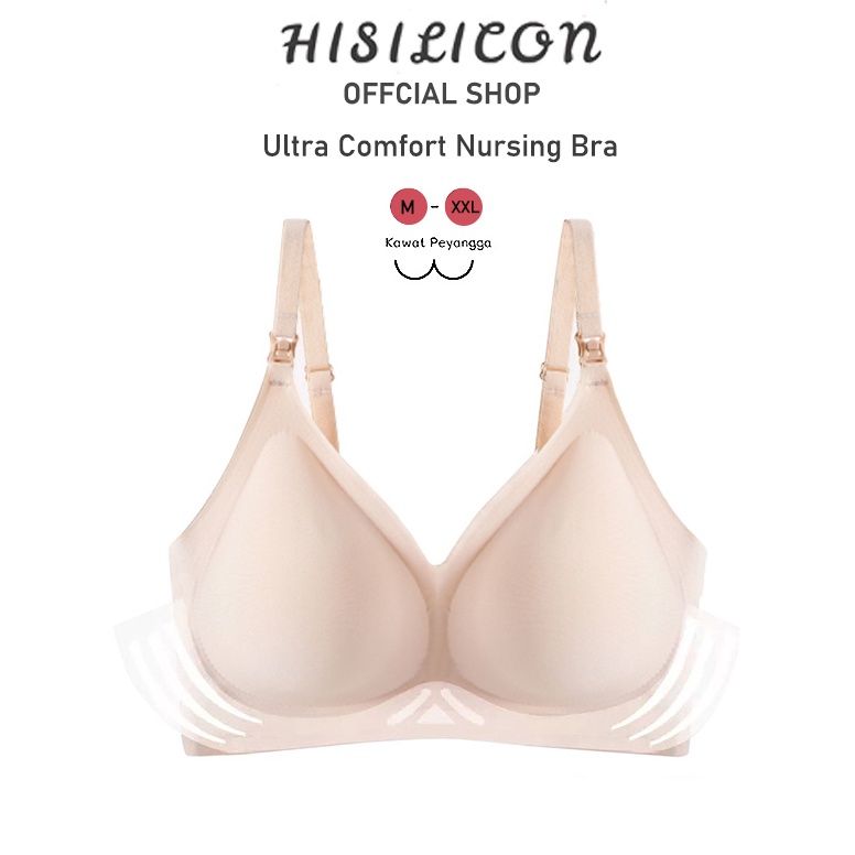 Koleksi Terbaru HISILICON Bra Menyusui AIR36   Ultra Comfort Antibacterial Seamless Maternity  Nursi