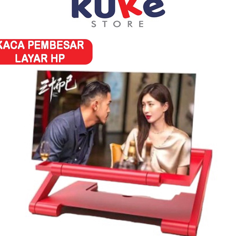 Best Seller Kaca Pembesar Layar HP  3D Enlarge F2 Kaca Pembesar Layar HP  Kaca Pembesar HP F2