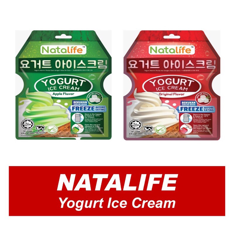 

Natalife Yogurt Ice Cream 300ml (isi 5pcs x 60ml)