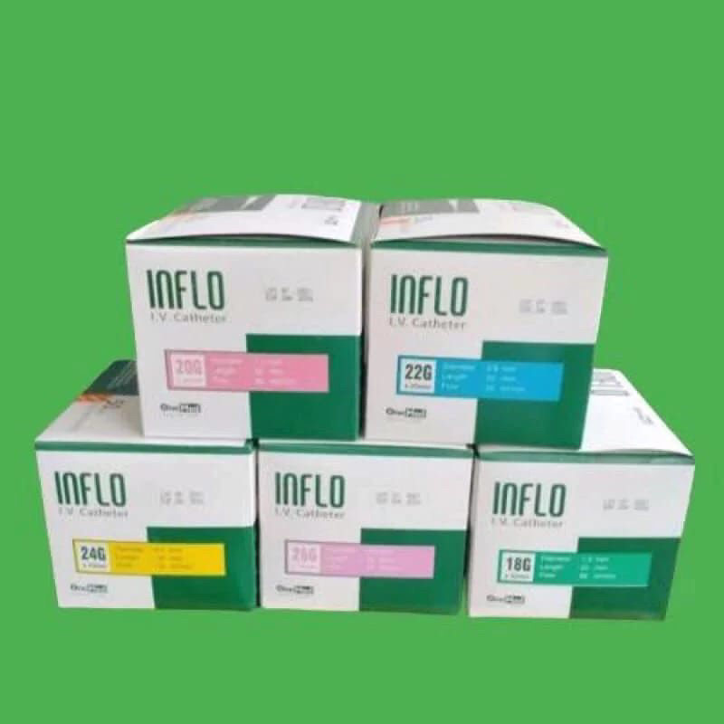 Jarum Infus Inflo IV Catheter Abbocath 18G 20G 22G 24G Onemed