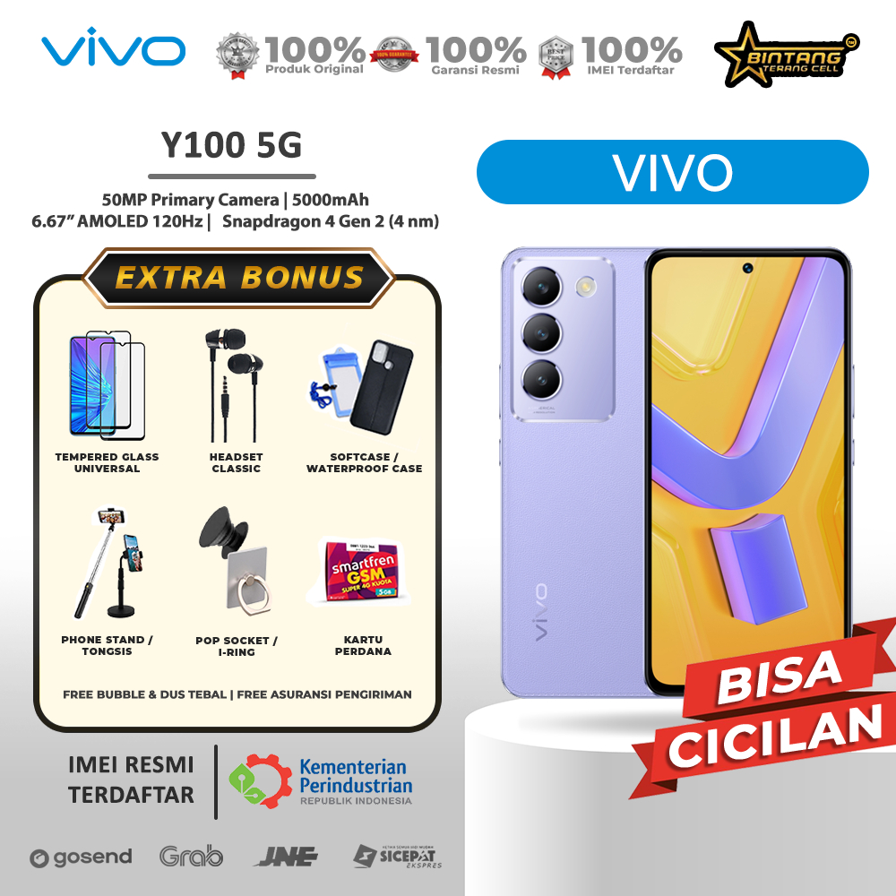 Vivo Y100 5G vivo y100 4G ram 8/256gb Garansi Resmi