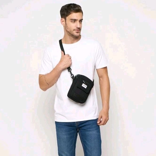 Heavy Tas Selempang Pria Casual Pouch Sling Bag Heavy Unisex Kanvas - Tas Pria Shoulder Bag